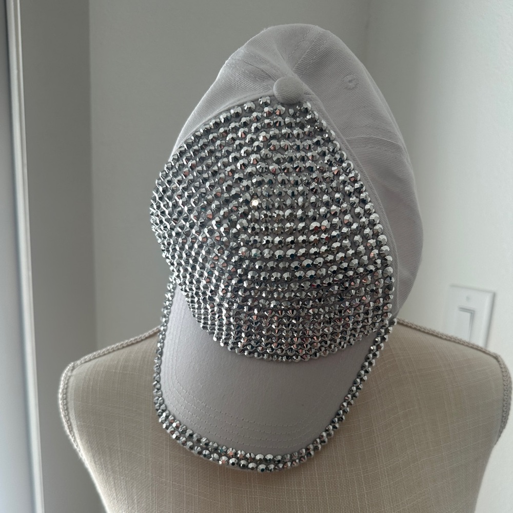 Adjustable Rhinestone studded Baseball Cap - image 1